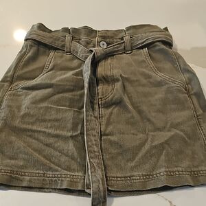 American Eagle Outfitters Khaki Stretch Skirt
